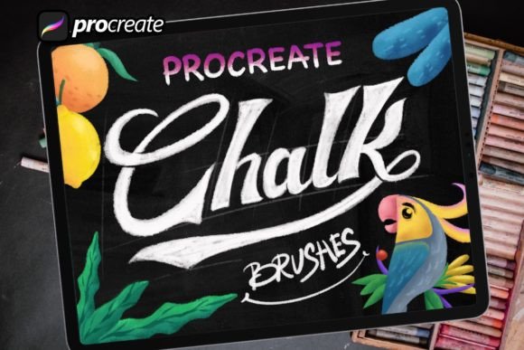 Dans Chalk Brush: Authentic Texture for Digital Art