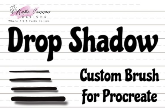 Drop Shadow Brush for Procreate