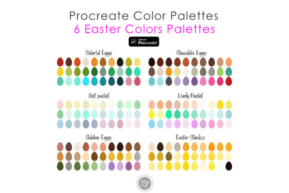 Easter Procreate Color Palette Guide