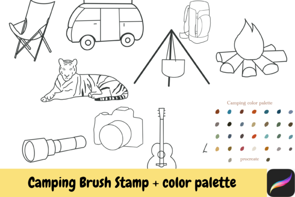 Evaluating the Camping Procreate Brush Stamp Color Ipad Collection for Digital Illustrators