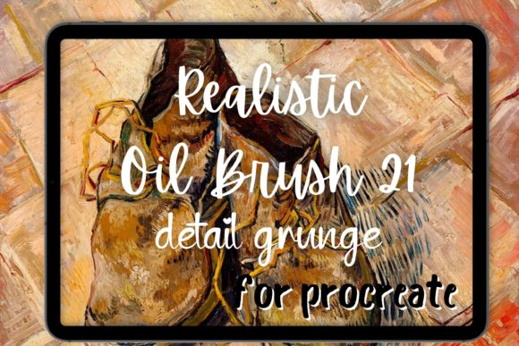 Evaluating the Procreate Oil Brush 21 Grunge Detail for Digital Impressionism