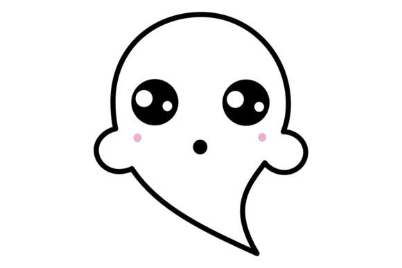 Ghost Emoji 2 Procreate Brush