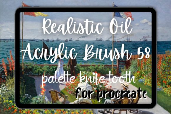 Mastering Digital Impressionism: A Guide to the Procreate Oil Brush Toothy Palette Knife