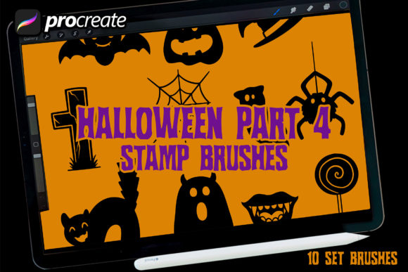 Mastering Halloween Part Stamp Brush 4