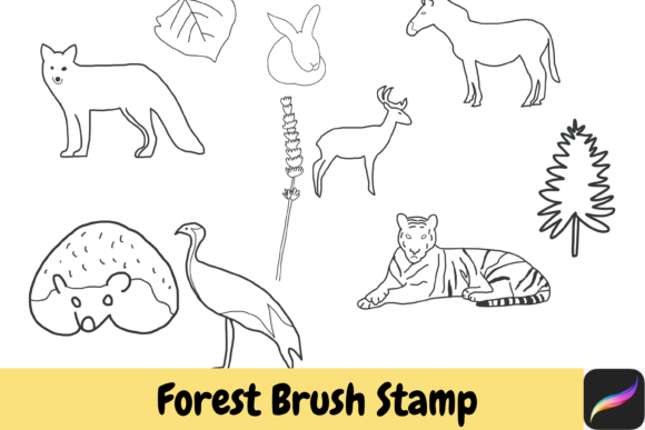 Unleashing Nature: A Guide to Forest Procreate Hand Drawn Brush Stamps